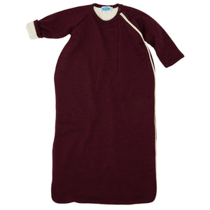Longsleeve Sleeping Bag - Fleece Lined Organic Merino Wool (1-6y)