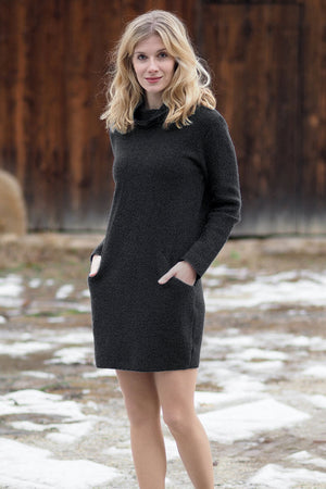 Wool Crepe Dress - Organic Merino (Women XS-XL)
