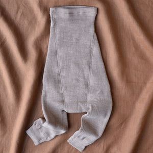 Organic Wool Nappy Cover - Longies (0-3y)