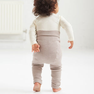Organic Wool Nappy Cover - Longies (0-3y)