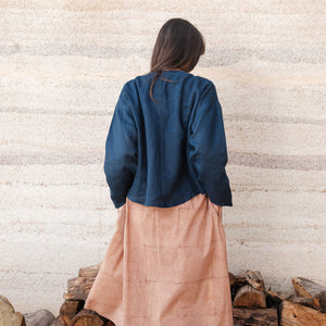 Women's Garden Shirt in Handkerchief Linen