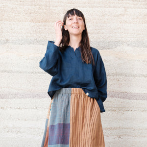 Women's Garden Shirt in Handkerchief Linen