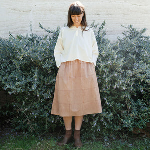 Women's Garden Shirt in Organic Cotton Crepe