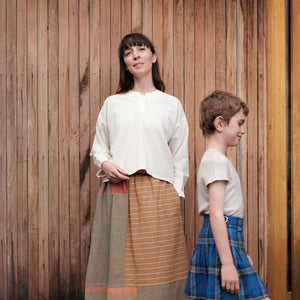 Women's Garden Shirt in Organic Cotton Crepe