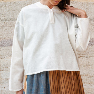 Women's Garden Shirt in Organic Seersucker