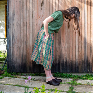 Pocket Skirt - 100% European Linen - Mad Hatter (Women S-L)