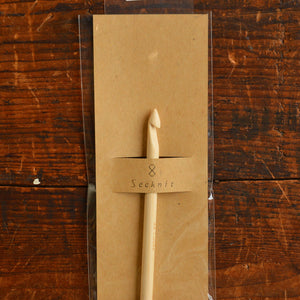 Bamboo Shirotake Crochet Hooks (15cm)