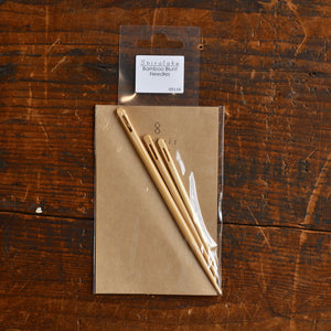 Bamboo Shirotake Blunt Needles (3 pack)
