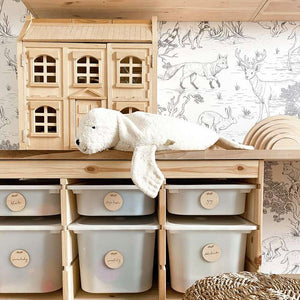 Cuddly Seal Toy/Heat Pack in Organic Cotton/Lambswool (Large) *Returning 2026