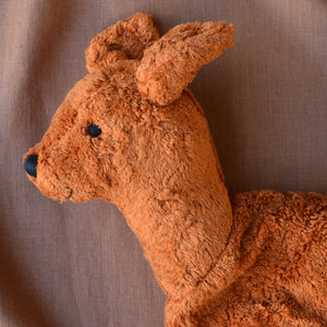 Cuddly Deer Toy/Heat Pack in Organic Cotton/Lambswool (Small) *Returning Soon
