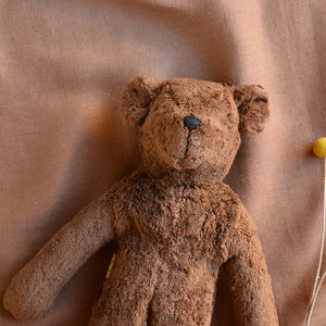 Floppy Bear Toy in Organic Cotton/Lambswool (Large