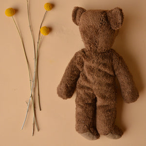Floppy Bear Toy in Organic Cotton/Lambswool (Small)
