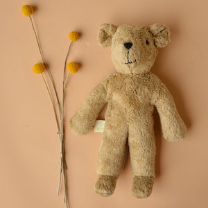 Floppy Bear Toy in Organic Cotton/Lambswool (Small)