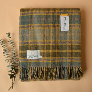 Cottage Check Throw in 100% Wool (150x183cm)