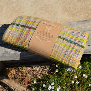 100% Random Recycled Wool Blanket/Rug - Medium (150x120cm)