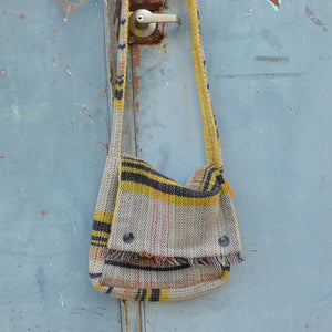 Messenger Bag 100% Recycled Wool Shoulder Satchel