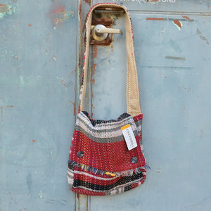 Messenger Bag 100% Recycled Wool Shoulder Satchel