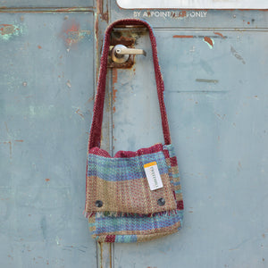 Messenger Bag 100% Recycled Wool Shoulder Satchel