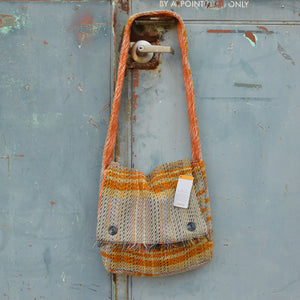 Messenger Bag 100% Recycled Wool Shoulder Satchel