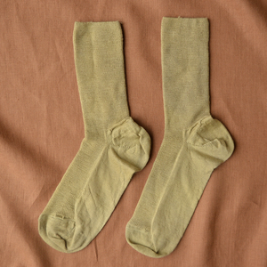 Plant Dyed Fine Organic Wool Socks (36-43)
