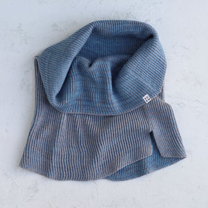 Brioche Split Cowl - 100% Extrafine Merino