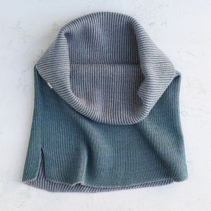 Brioche Split Cowl - 100% Extrafine Merino