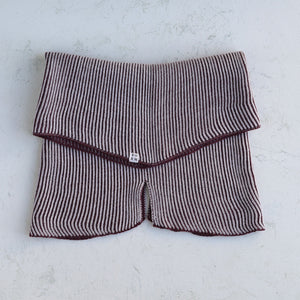 Brioche Split Cowl - 100% Extrafine Merino