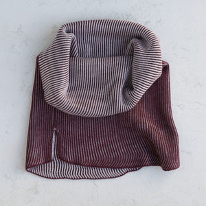 Brioche Split Cowl - 100% Extrafine Merino