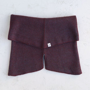 Brioche Split Cowl - 100% Extrafine Merino