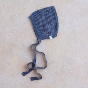 Baby Bonnet - 100% Organic Plant Dyed GOTS Merino Wool (0-24m)