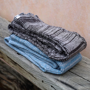 Harry Knitted Rib Leggings - 100% Extra Fine Merino - Marl