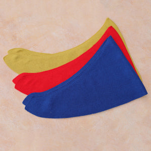 Triangle Knit Scarf - Extra Fine Merino - Primary Colours
