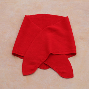 Triangle Knit Scarf - Extra Fine Merino - Primary Colours