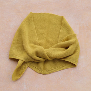 Triangle Knit Scarf - Extra Fine Merino - Primary Colours
