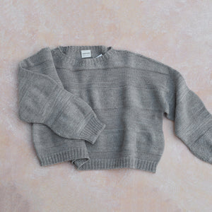 Moss Crop Jumper - 100% Highland Wool - French Clay