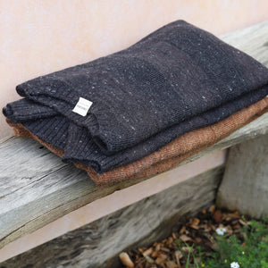 Moss Dress - Alpaca/Merino - Basalt Tweed