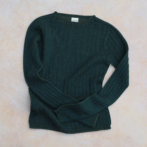Nico Pullover - 100% Extra Fine Merino - Dark Forest