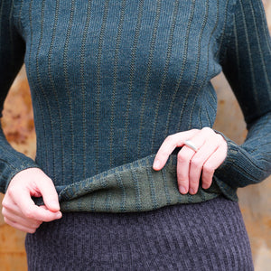Nico Pullover - 100% Extra Fine Merino - Dark Forest