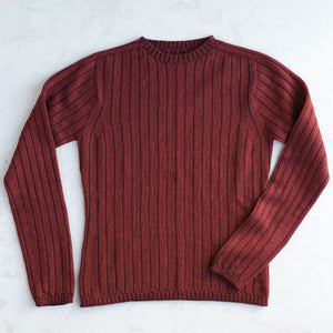 Nico Pullover - 100% Extra Fine Merino - Marsala