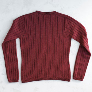 Nico Pullover - 100% Extra Fine Merino - Marsala