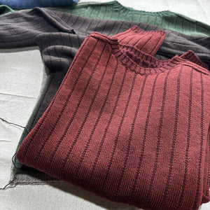 Nico Pullover - 100% Extra Fine Merino - Marsala