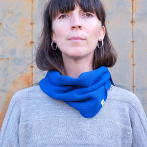 Triangle Knit Scarf - Extra Fine Merino - Primary Colours
