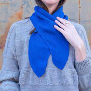 Triangle Knit Scarf - Extra Fine Merino - Primary Colours