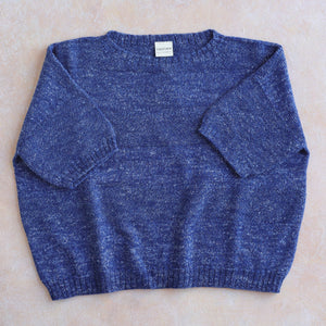 Moss Short Sleeved Knit - Hemp/Wool Marl