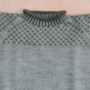 Smocked Baby Jumper - 100% Organic Plant Dyed GOTS Merino Wool (0-3y)