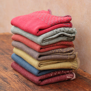 Smocked Baby Jumper - 100% Organic Plant Dyed GOTS Merino Wool (0-3y)