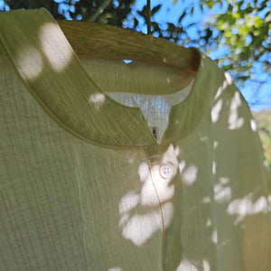 Women's Garden Shirt in Organic Cotton Crepe