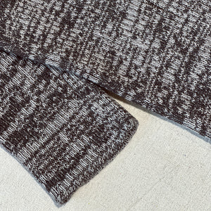 Harry Knitted Rib Leggings - 100% Extra Fine Merino - Charcoal Marl