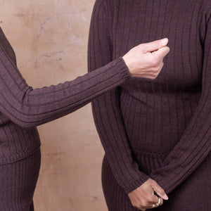 Nico Pullover - 100% Extra Fine Merino - Dark Chocolate *Pre-Order