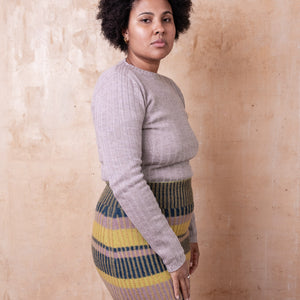 Nico Pullover - 100% Extra Fine Merino - Warm Grey